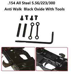 New Anti Walk Pins 2 Steel Side Plates 2 Locking Pins Non Rotating Kit 